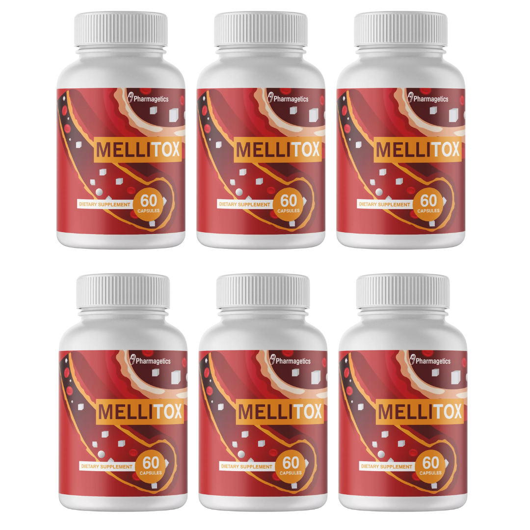 Mellitox Blood Sugar Support - 6 Bottles