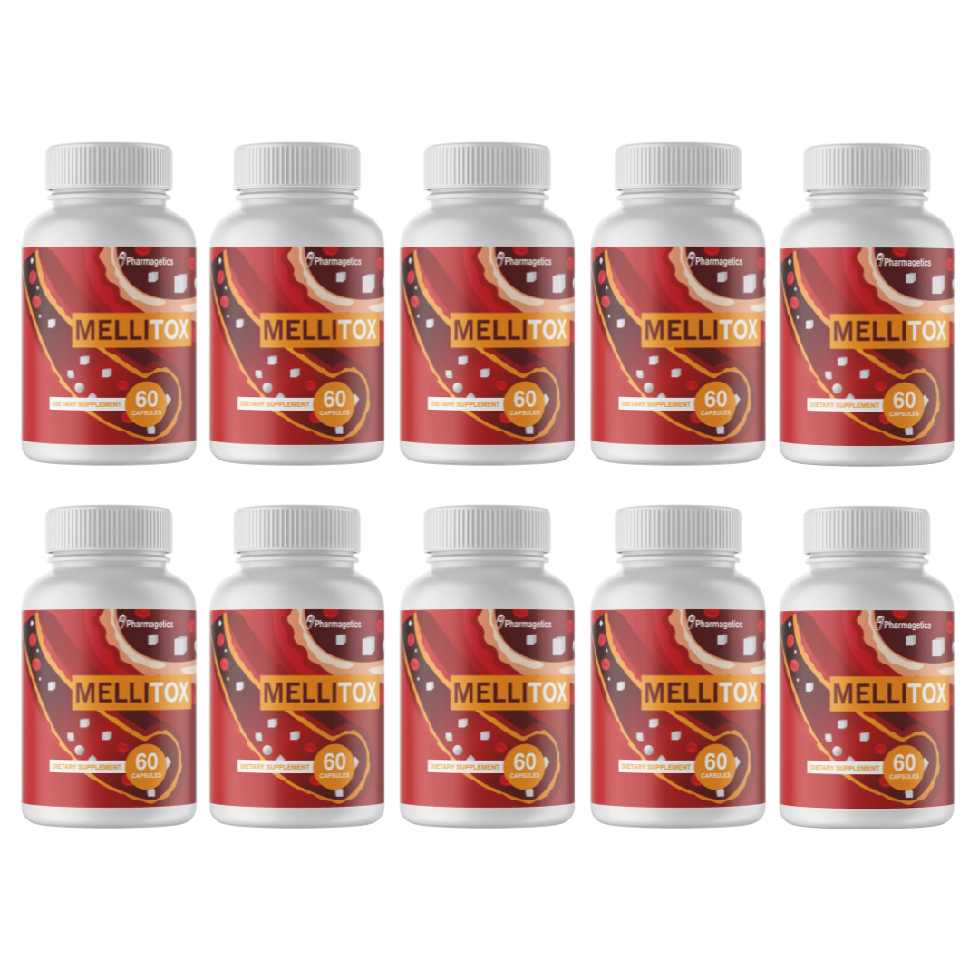 Mellitox Blood Sugar Support - 10 Bottles