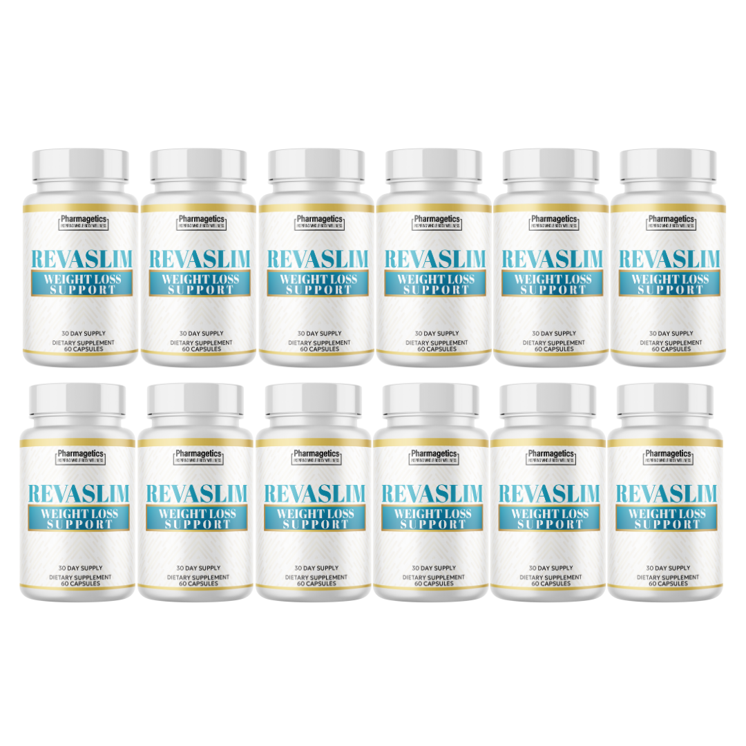 Revaslim Keto Capsules, Revaslim Weight Loss Support 12 Bottles 720 Capsules