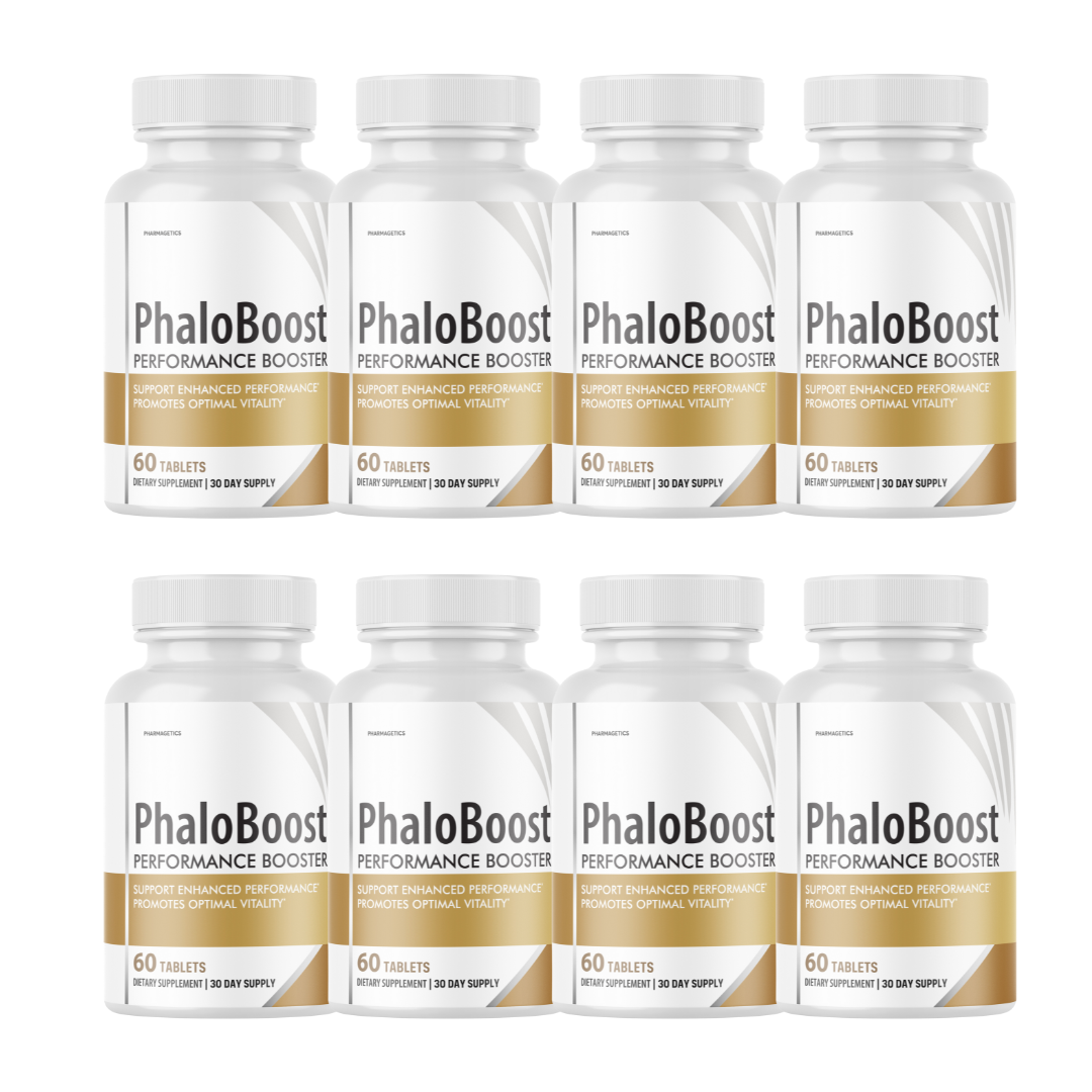 Phaloboost - Premium Capsules for Men’s Vitality and Performance - 8 Bottles