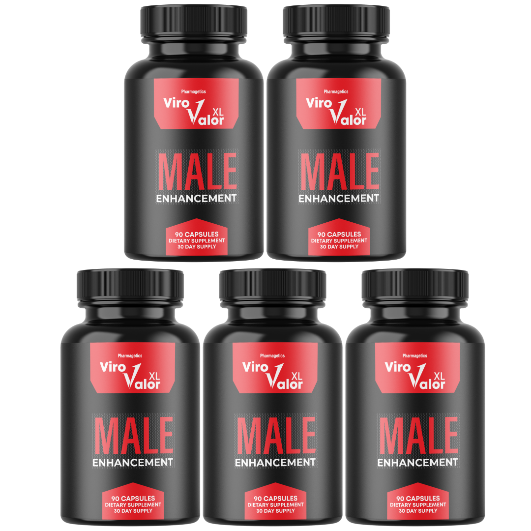 Viro Valor XL Pills Formula Virovalor XLR Vitamins - 5 Bottles