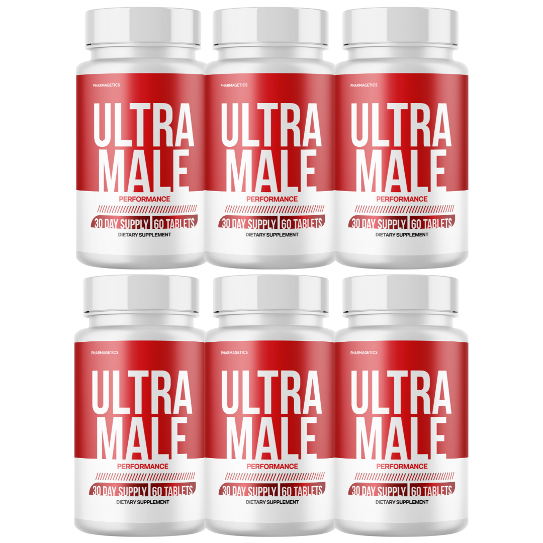 Ultra Male Capsules UltraMale Vitality Supplement Men - 6 Bottles