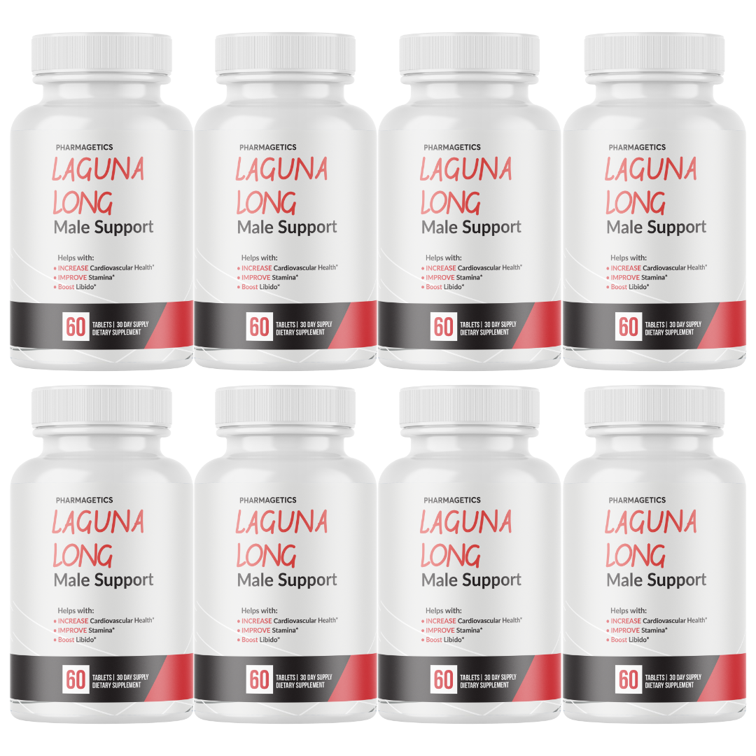 Laguna Long Male Support Tablets LagunaLong Power Performance - 8 Bottles