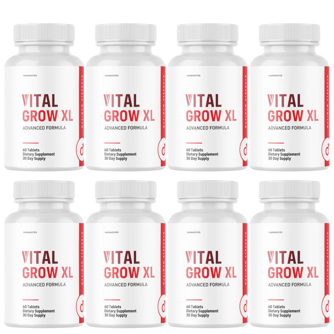 Vital Grow XL Extreme Premium Formula For Men - 8 Bottles