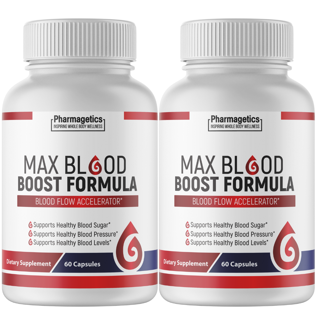 Max Blood Boost Formula - Natural Blood Sugar Supplement - 2 PACK