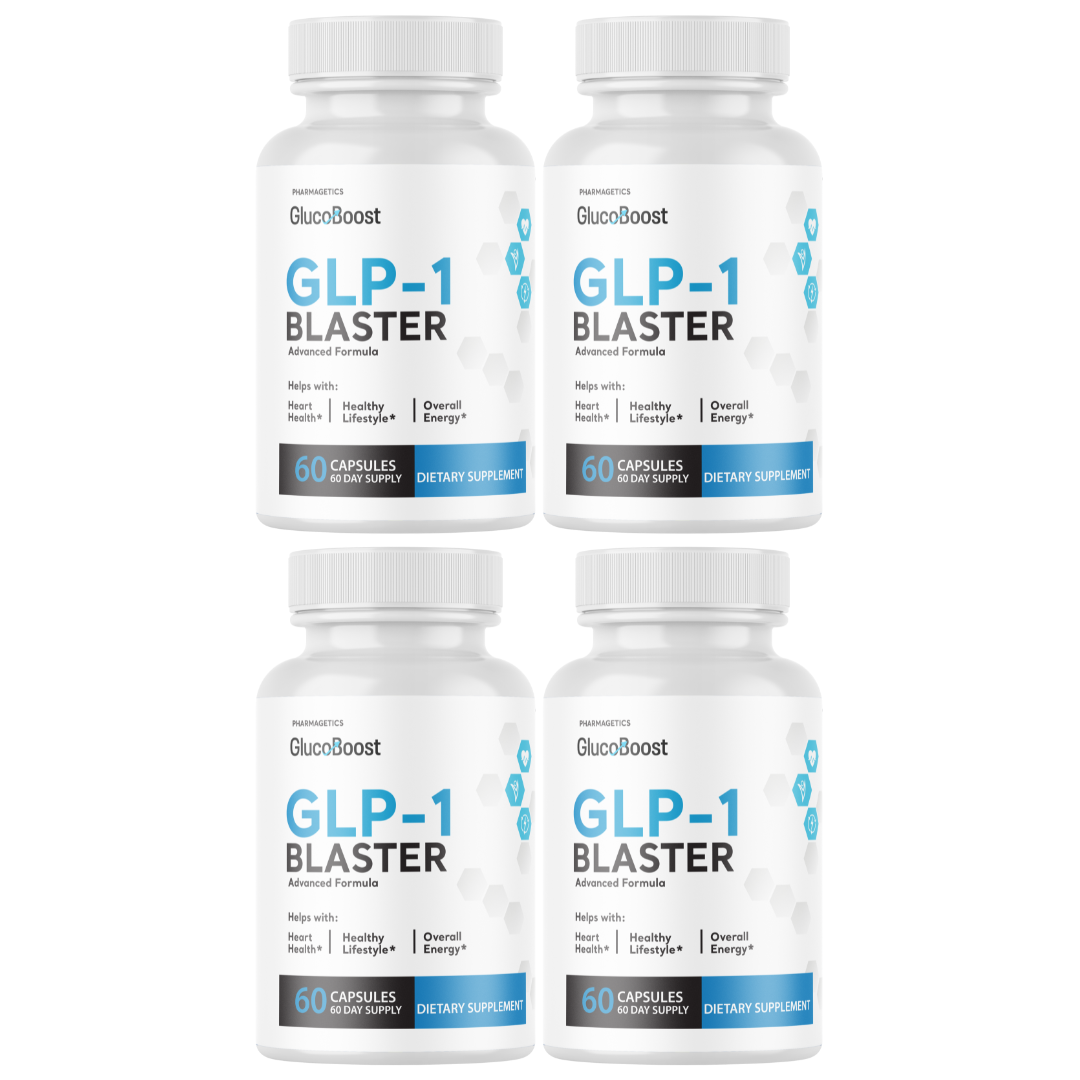 GlucoBoost GLP-1 Booster, Gluco Boost Blood Support - 4 Bottles