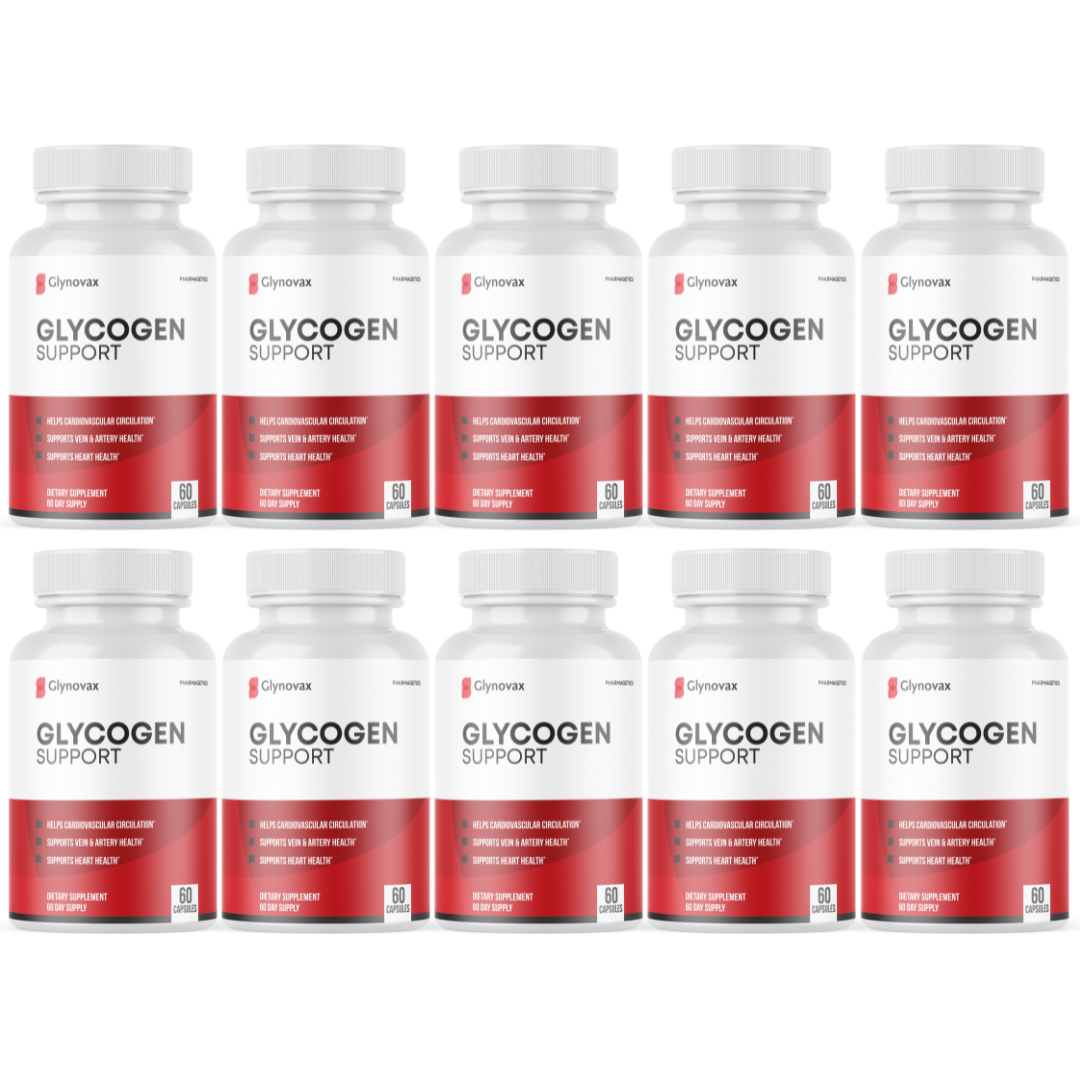 Glycogen Blood Sugar Support Pills Advanced Glynovax Formula - 10 Bottles