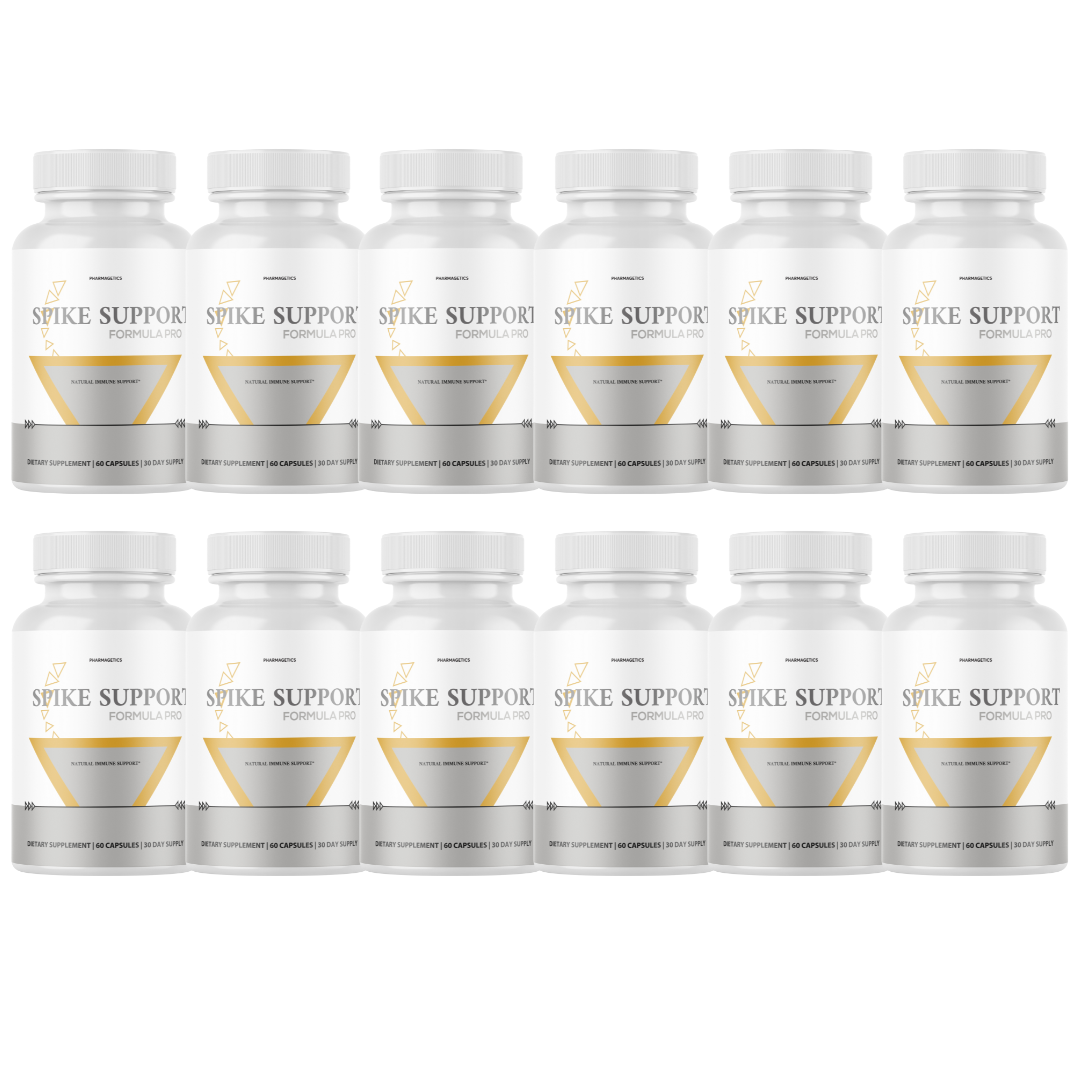 Spike Support Formula Pro - Natural Immune Support Supplement - 12 Bottles