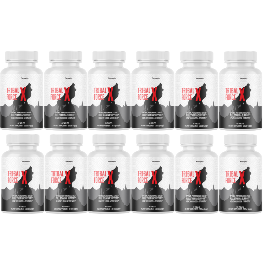 Tribal Force X Men Support Capsules, TribalForce X Pills - 12 Bottles