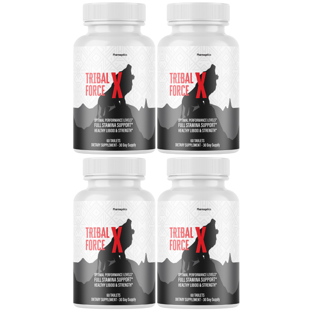 Tribal Force X Men Support Capsules, TribalForce X Pills - 4 Bottles