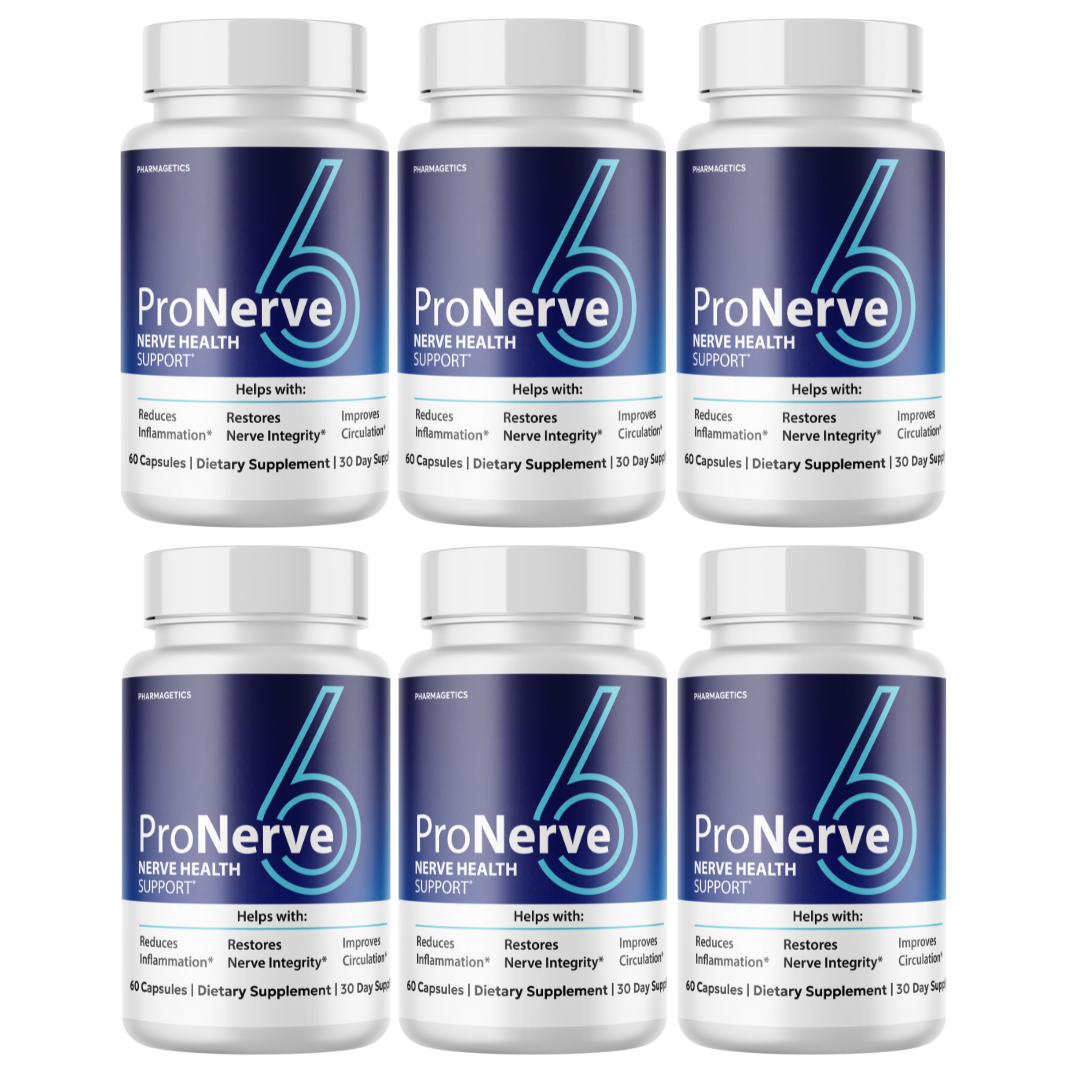 Pro Nerve 6 - Nerve Health  Support 6 Bottles 360 Capsules