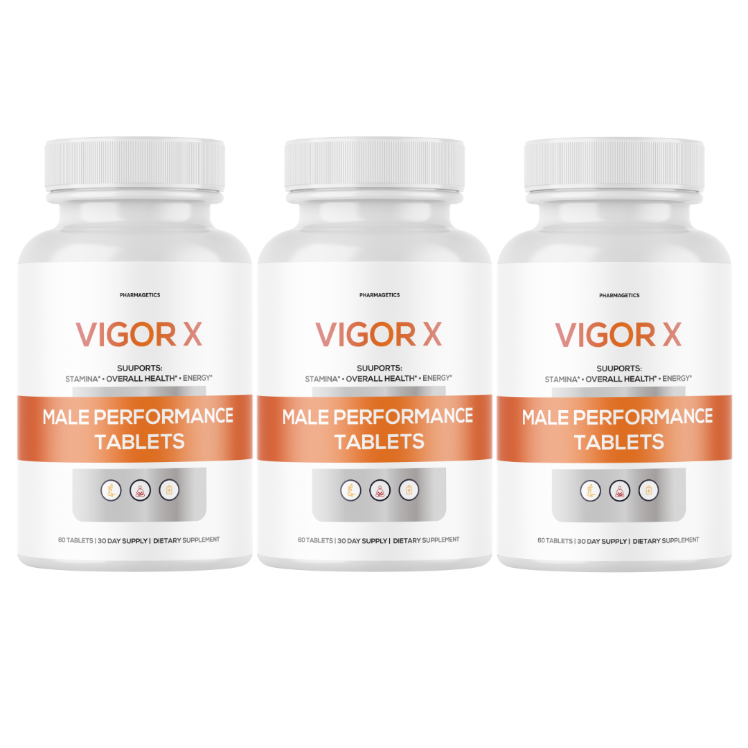 Vigor X Male Performance  VigorX Enhancement  for Men - 3 Bottles