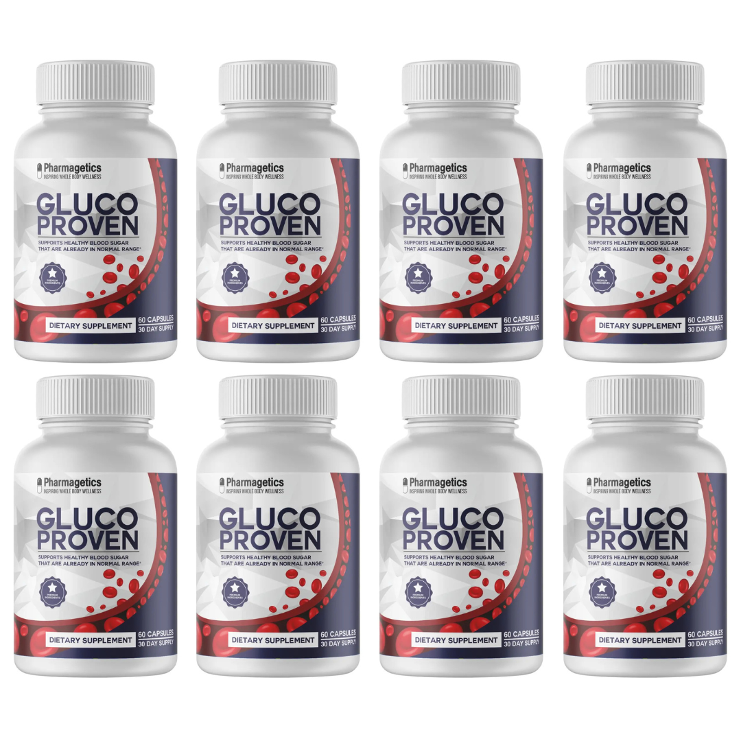 Gluco Proven, Blood Sugar Formula - 8 Bottles