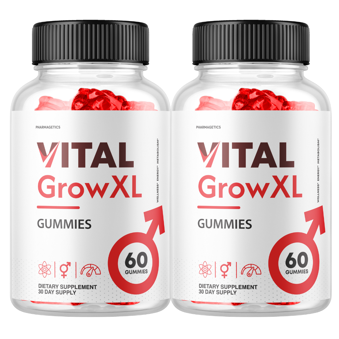 Vital Grow XL Extreme Stamina & Energy Gummies - 2 Bottles