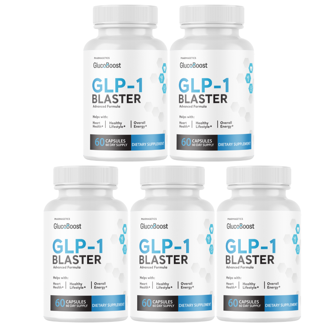 GlucoBoost GLP-1 Booster, Gluco Boost Blood Support - 5 Bottles