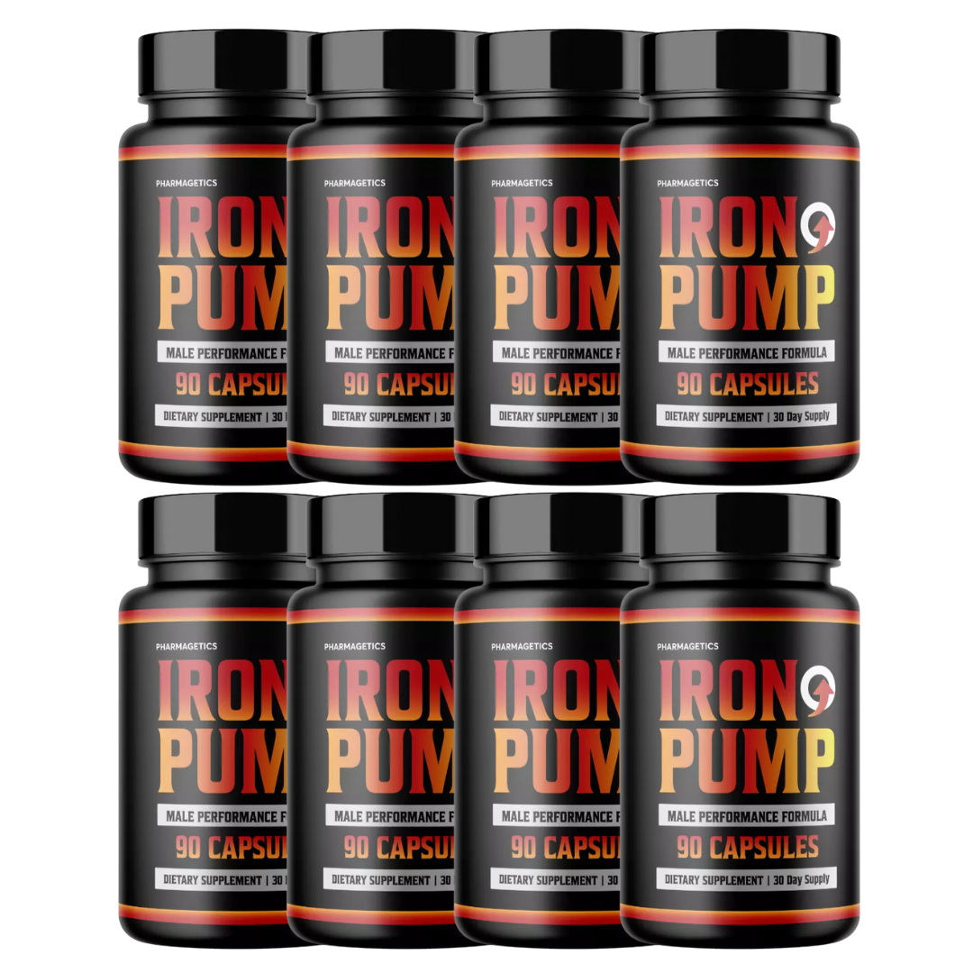 Iron Pump Male Performance Formula - 8 Bottles