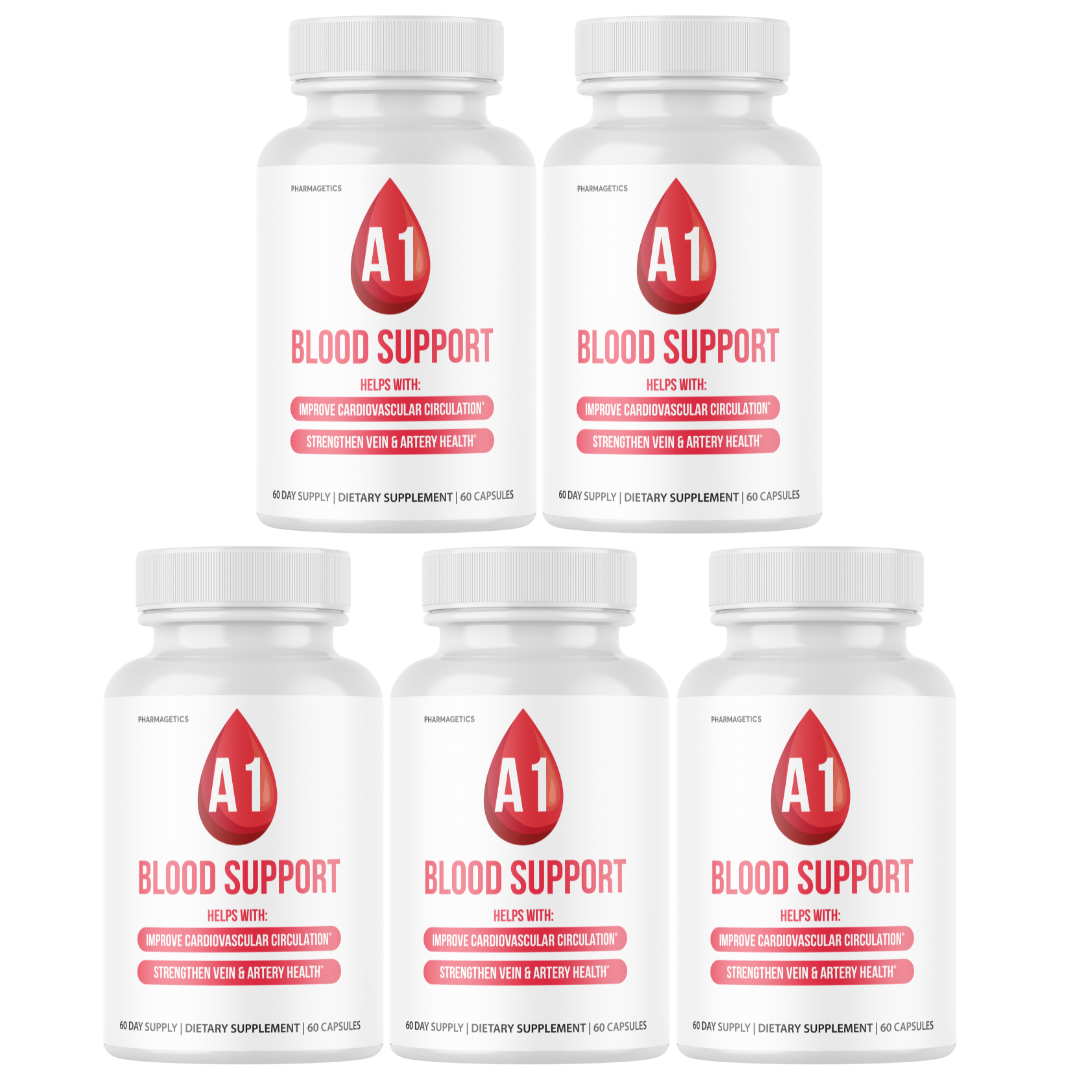 A1 Blood Support Artery Health Vein Strength- 5 Bottles