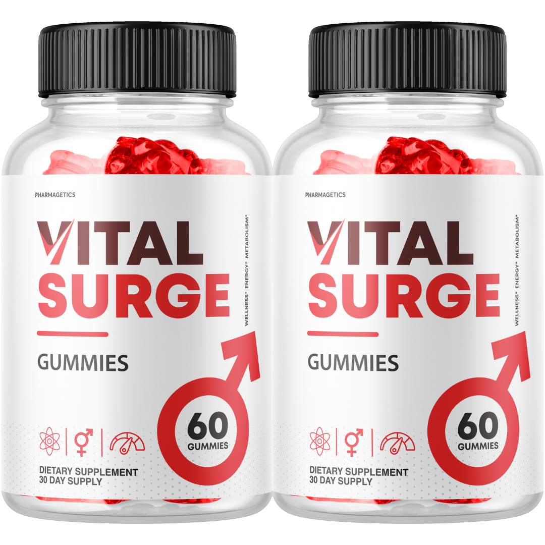 Vital Surge Male Gummies, Vital Surge Testo Support Performance - 2 Bottles