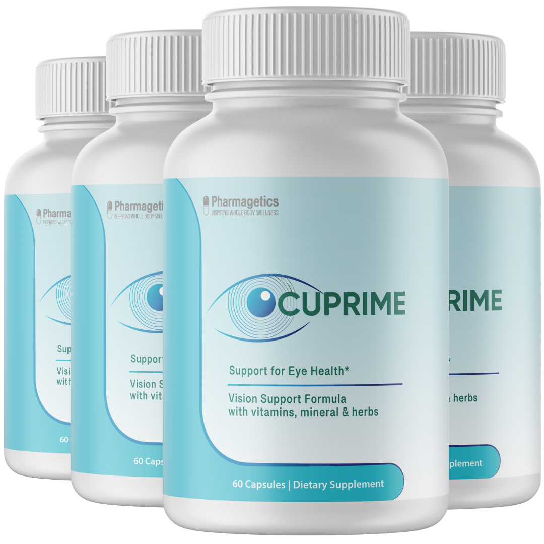 Ocuprime for Eyes Supplement Advanced Vision Support 4 Bottles (240 Capsules)