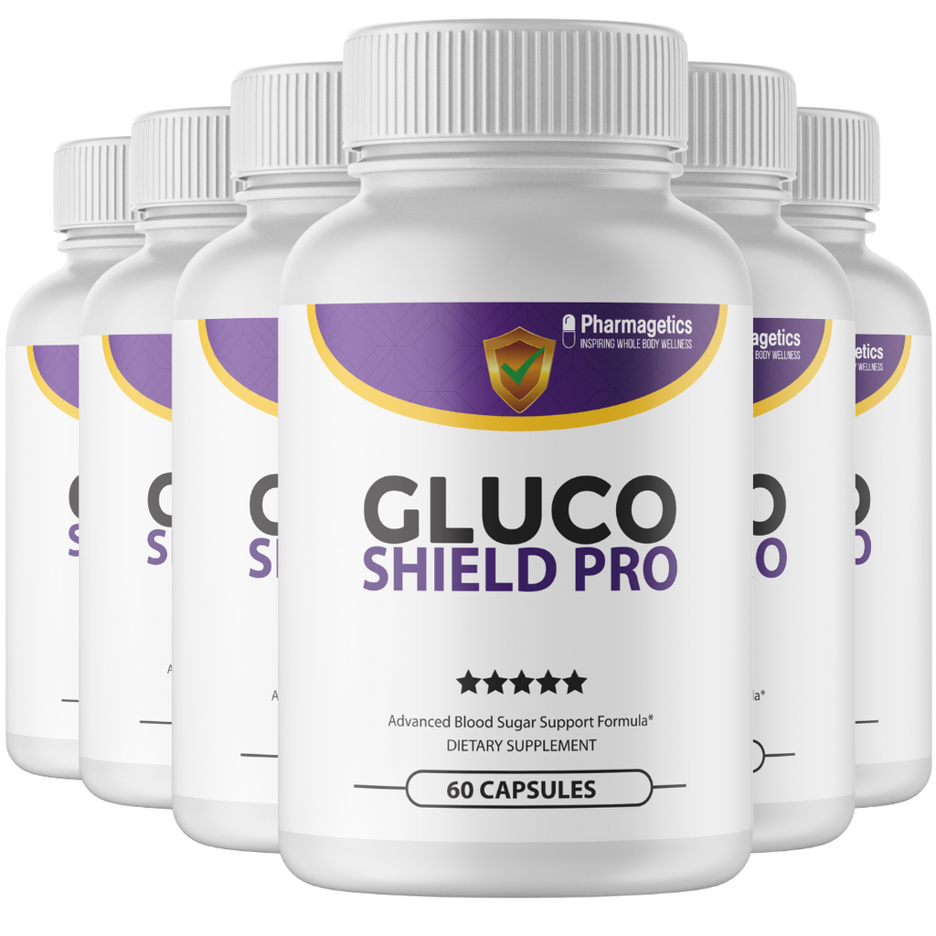 Gluco Shield Pro Supports Blood Sugar - Glucose Metabolism 6 Bottles