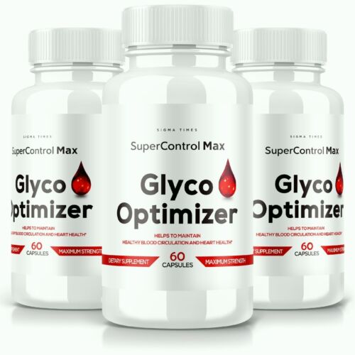 (3 Pack) SuperControl Max Glyco Optimizer Pills Blood Balance Support Supplement