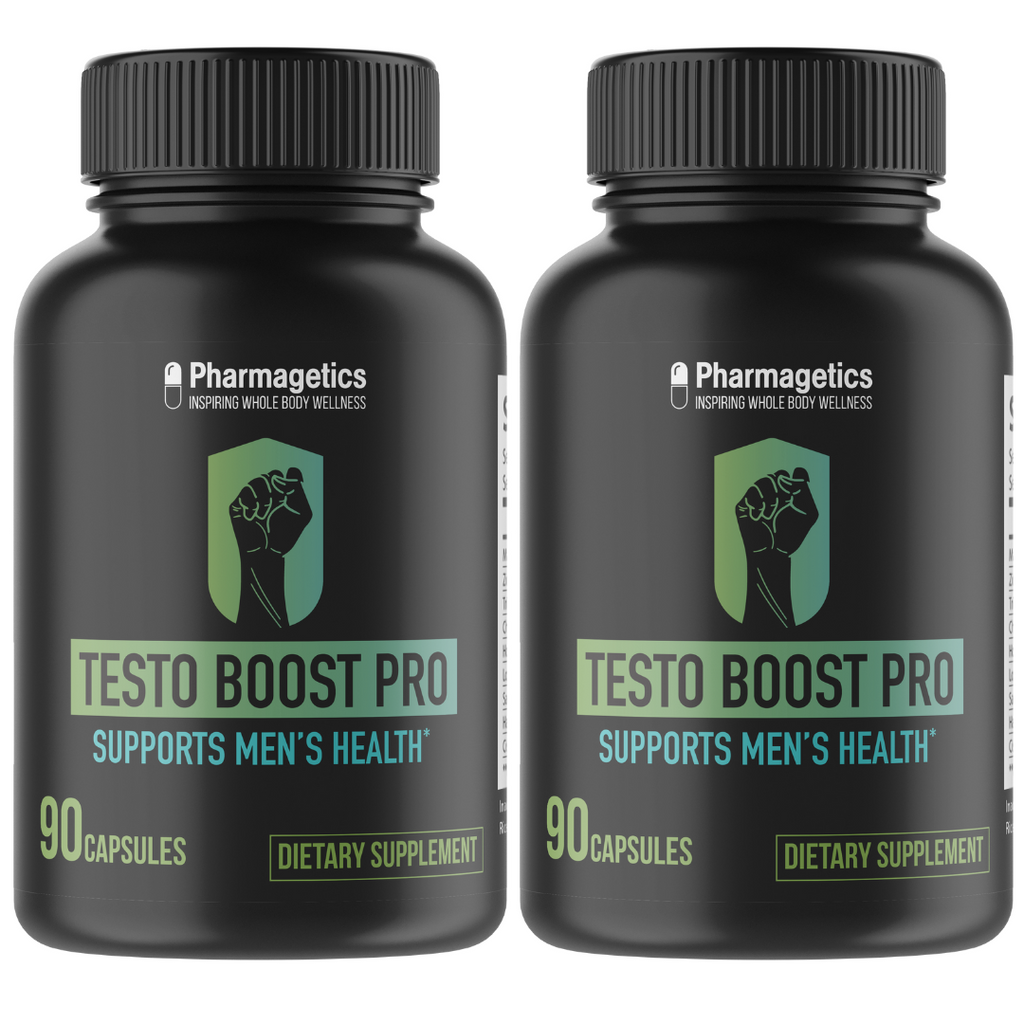 Testo Boost Pro Supports Men's Health 2 Bottles 120 Capsules