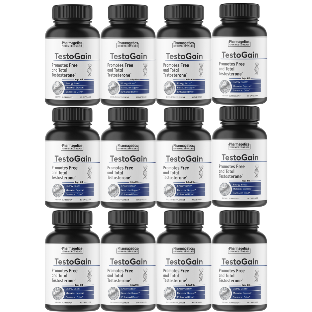 TestoGain - 12 Bottles