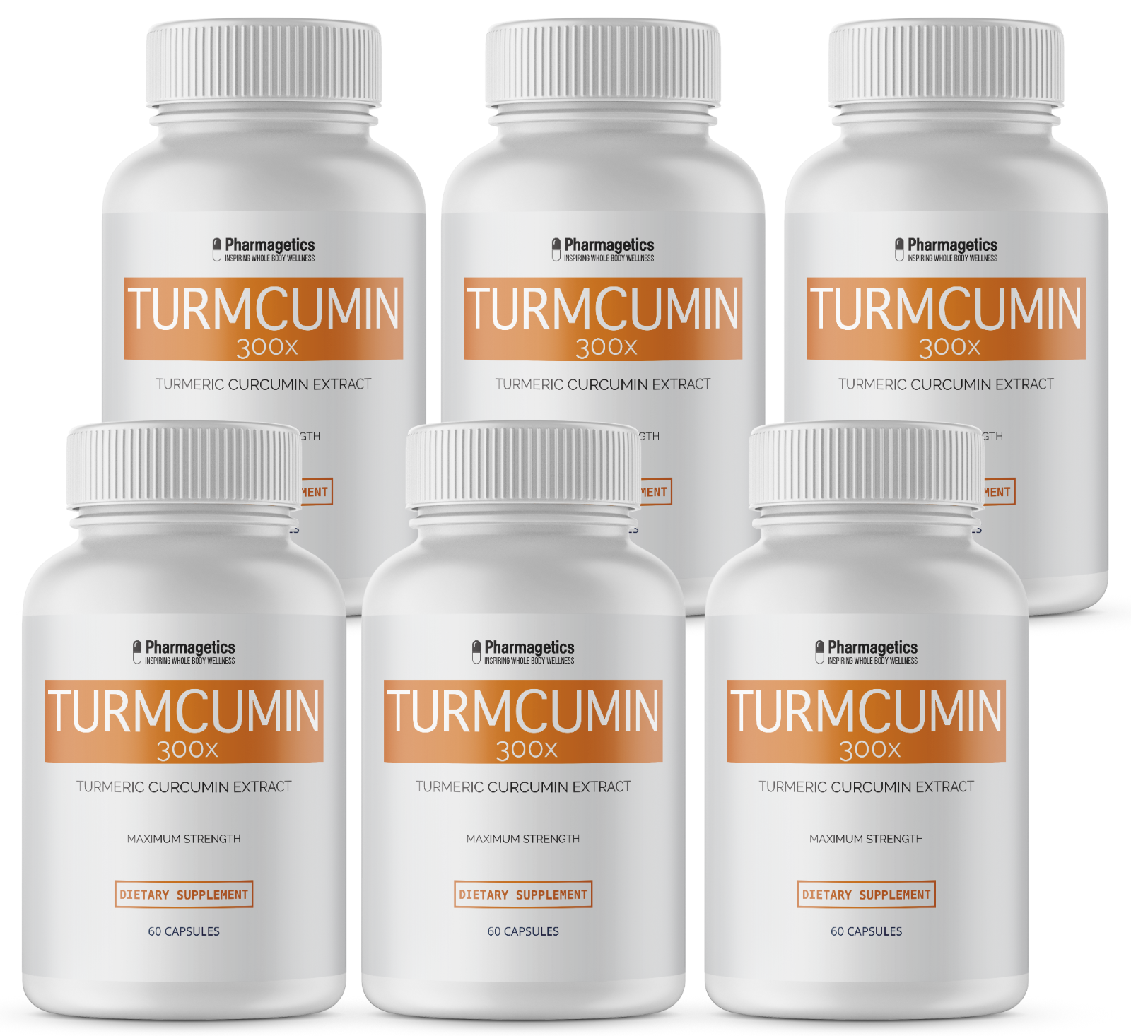 Turmcumin 300X Turmeric Curcumin Extract 6 Bottles 360 Capsules
