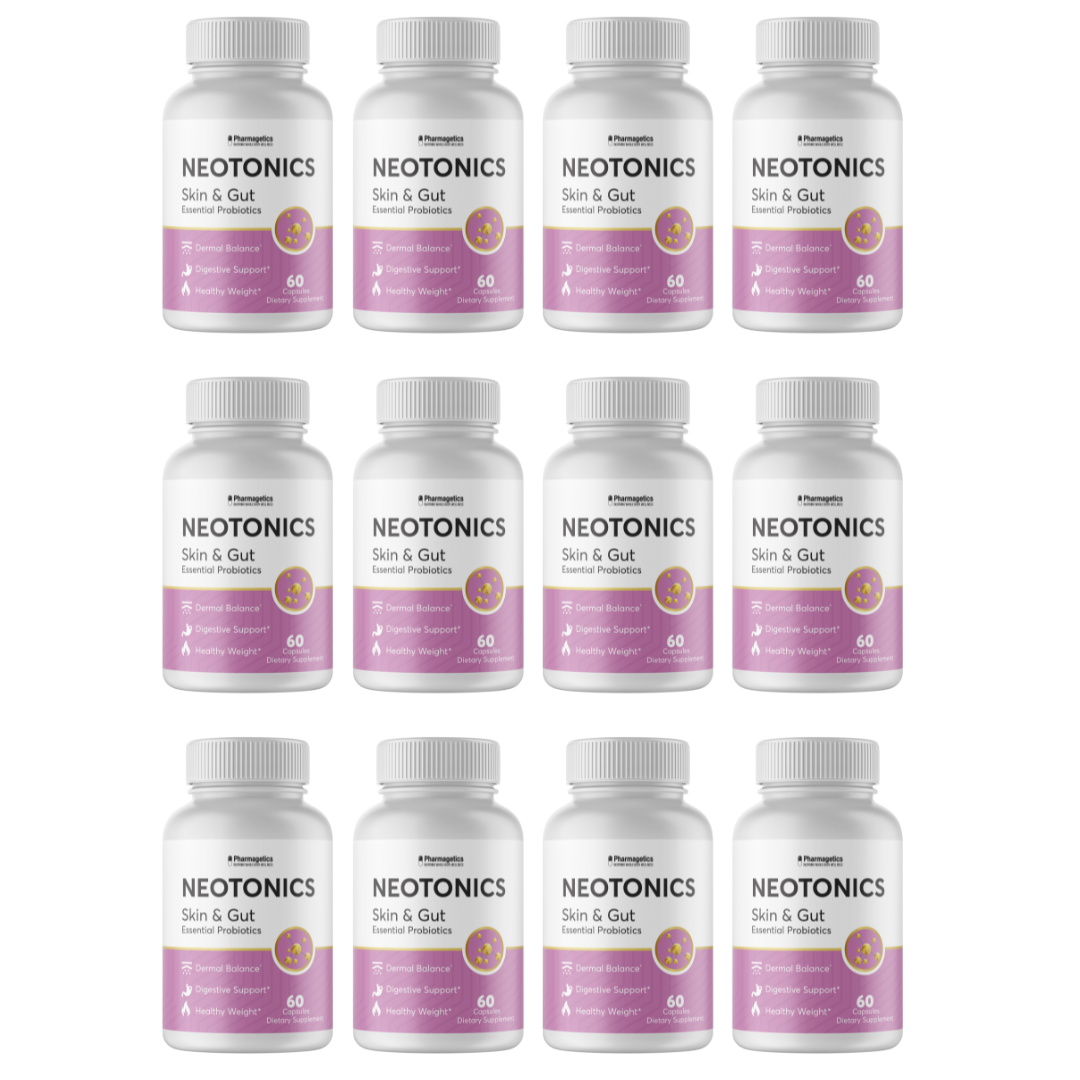 Neotonics Skin & Gut Essential Probiotics 12 Bottles 720 Capsules