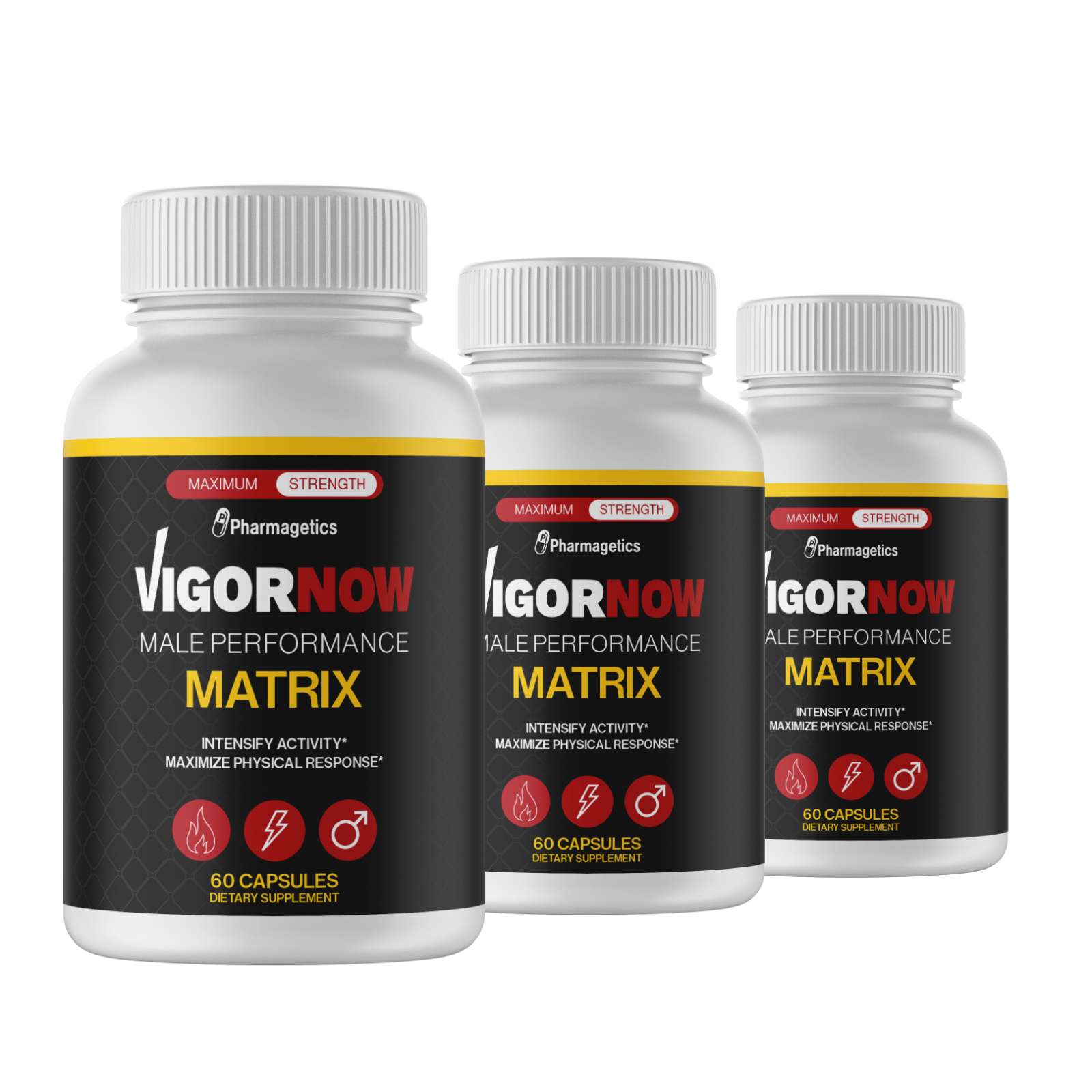 VigorNow Male Performance Matrix 3 Bottles 180 Capsules