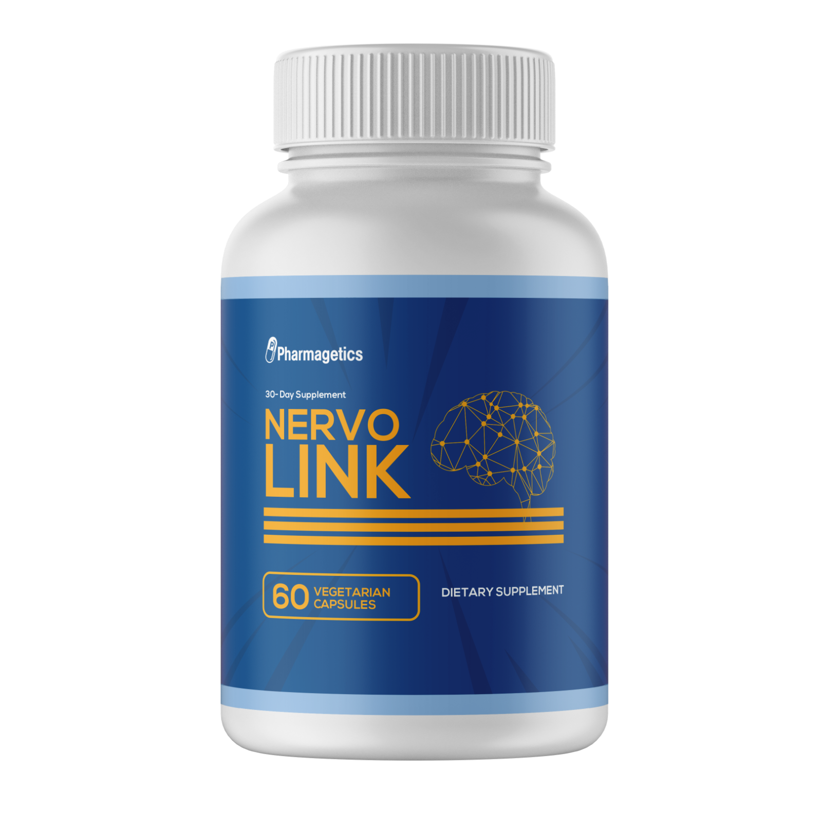 Nervo Link Brain Supplement Memory Focus Pill Neuro Mind Booster Nootropic 60 ct