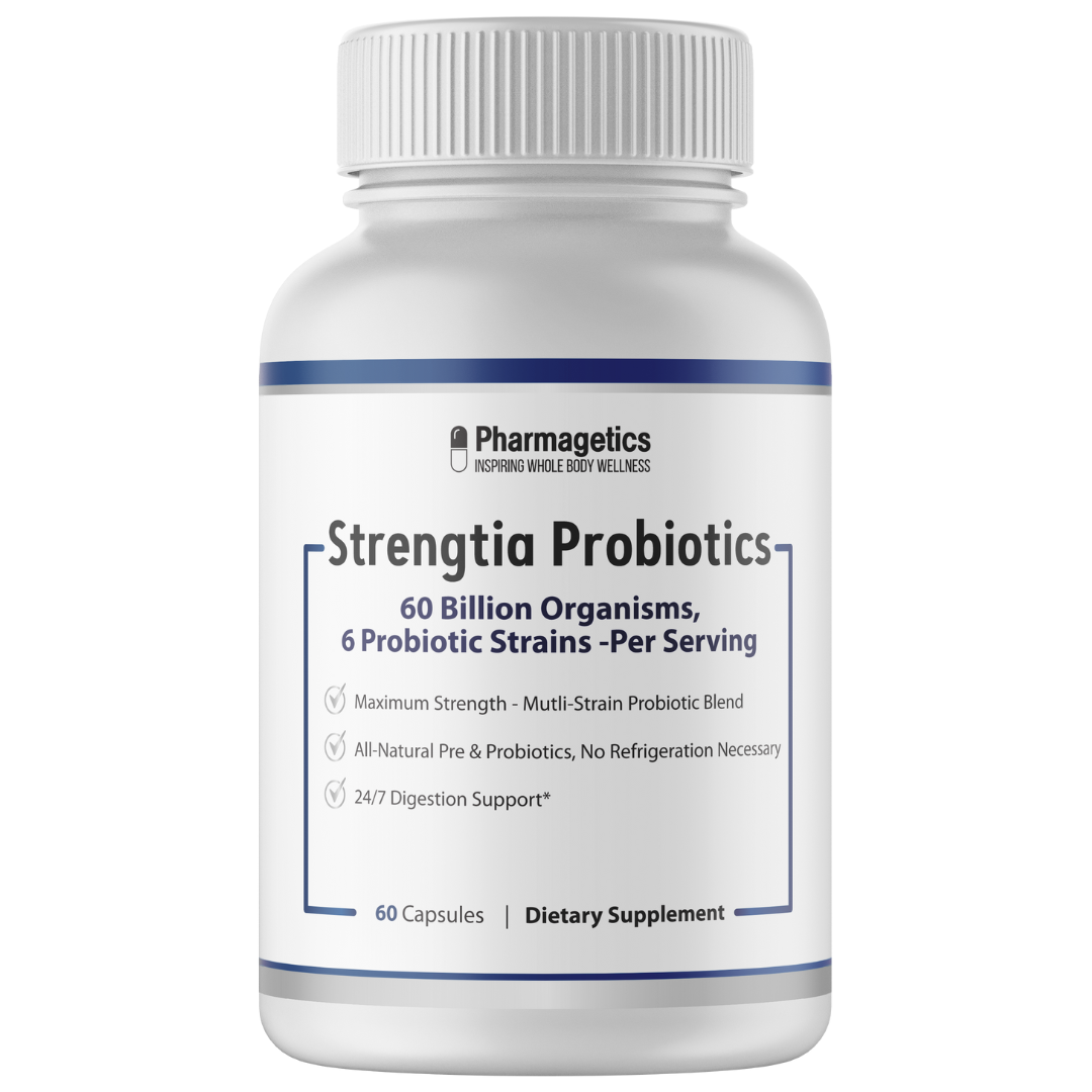 Strengtia Probiotics - Mutli-Strain Probiotic Blend Maximum Strength 60 Capsules