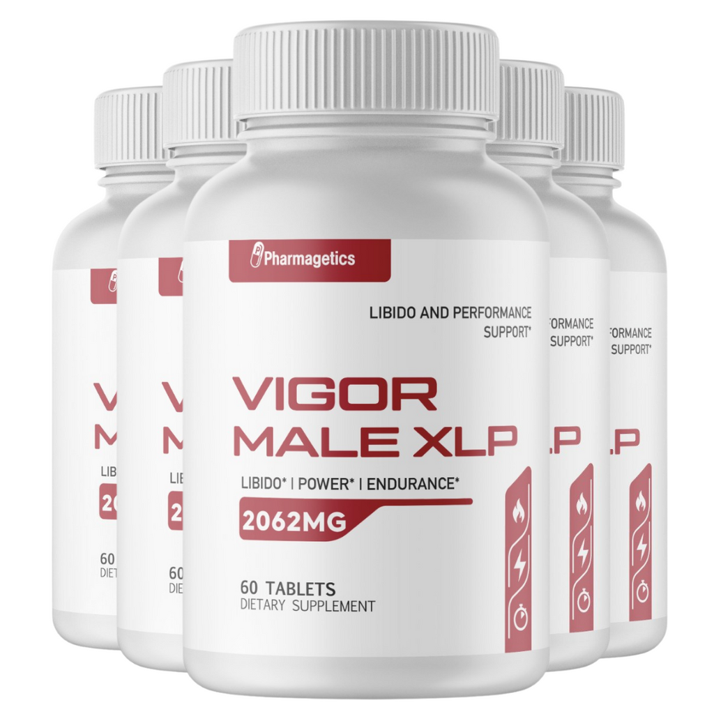 Vigor Male XLP -  5 Bottles - 300 Tablets