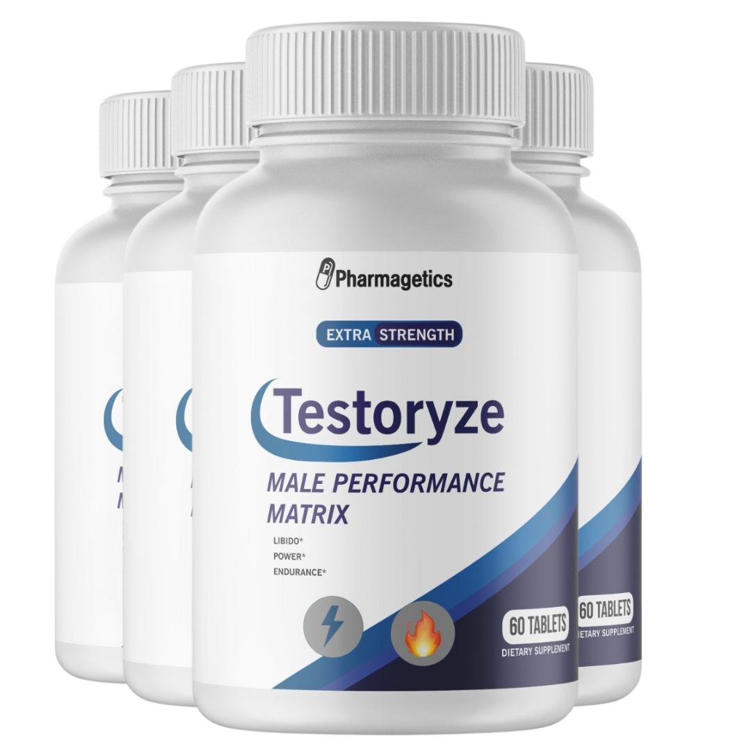 Testoryze Male Performance Matrix - 4 Bottles 240 Capsules