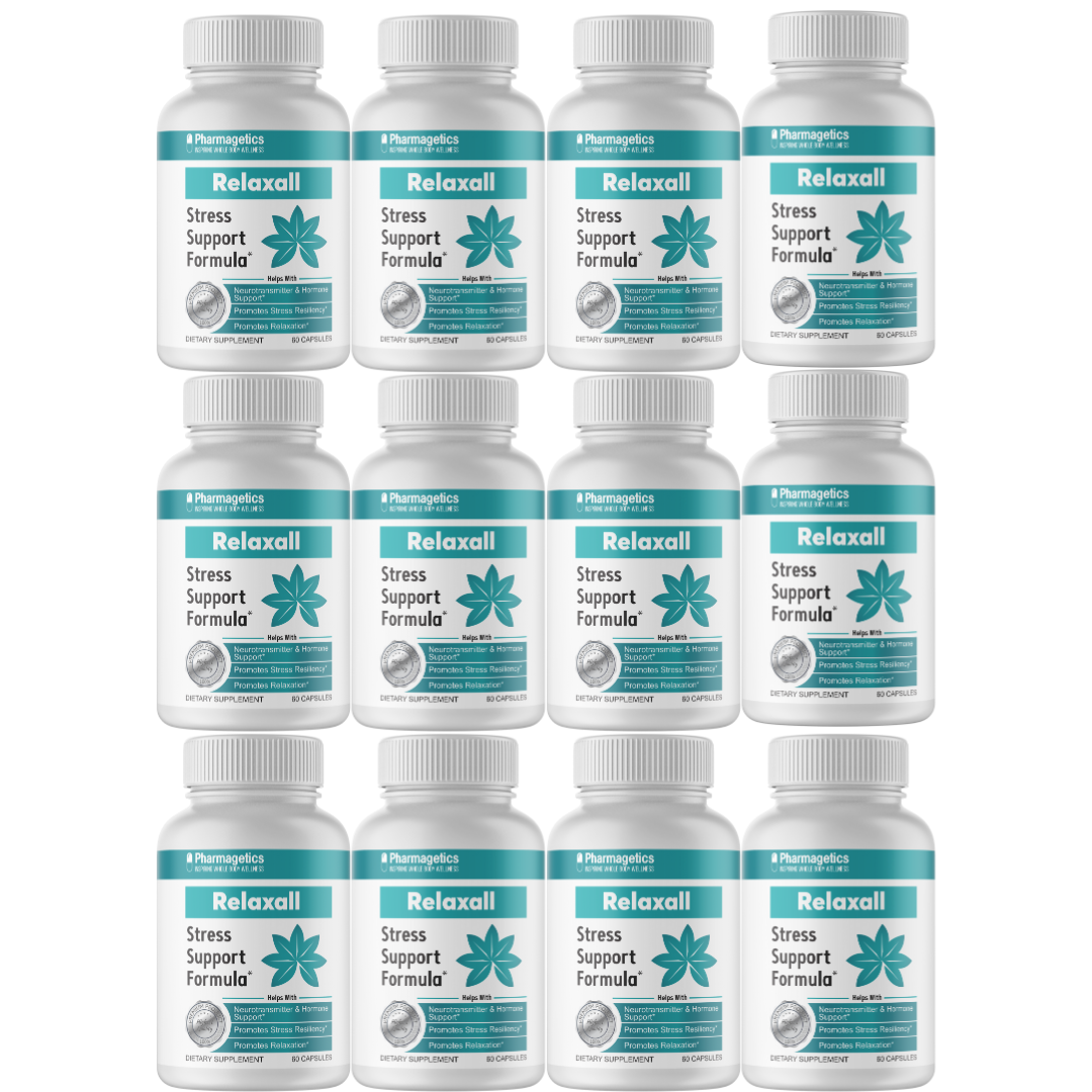 Relaxall - Stress Support Formula, Promotes Relaxation 12 Pack