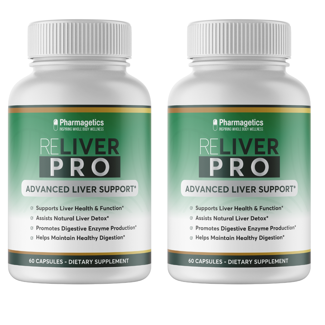 ReLiver Pro- Advanced Liver Support- 2 Bottles 120 Capsules