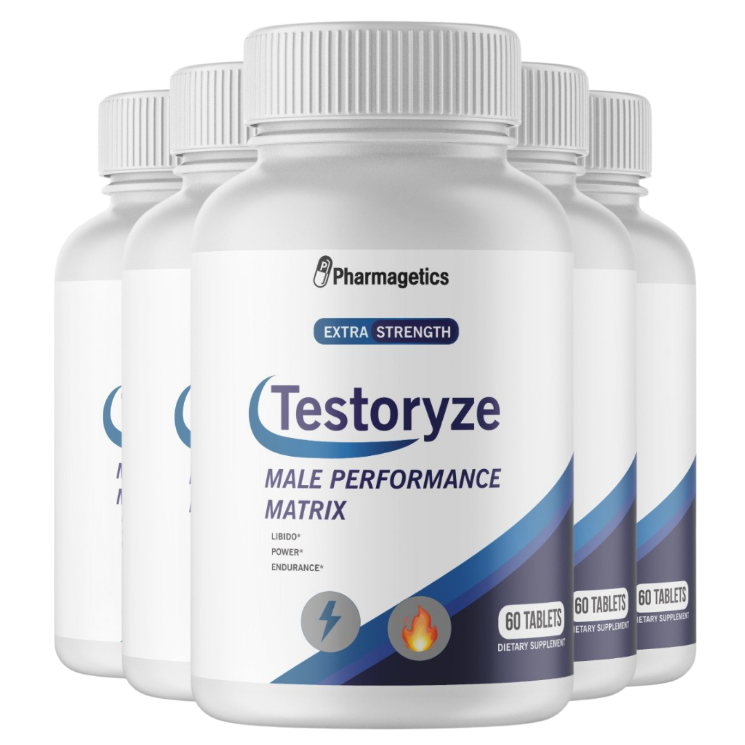 Testoryze Male Performance Matrix - 5 Bottles 300 Capsules