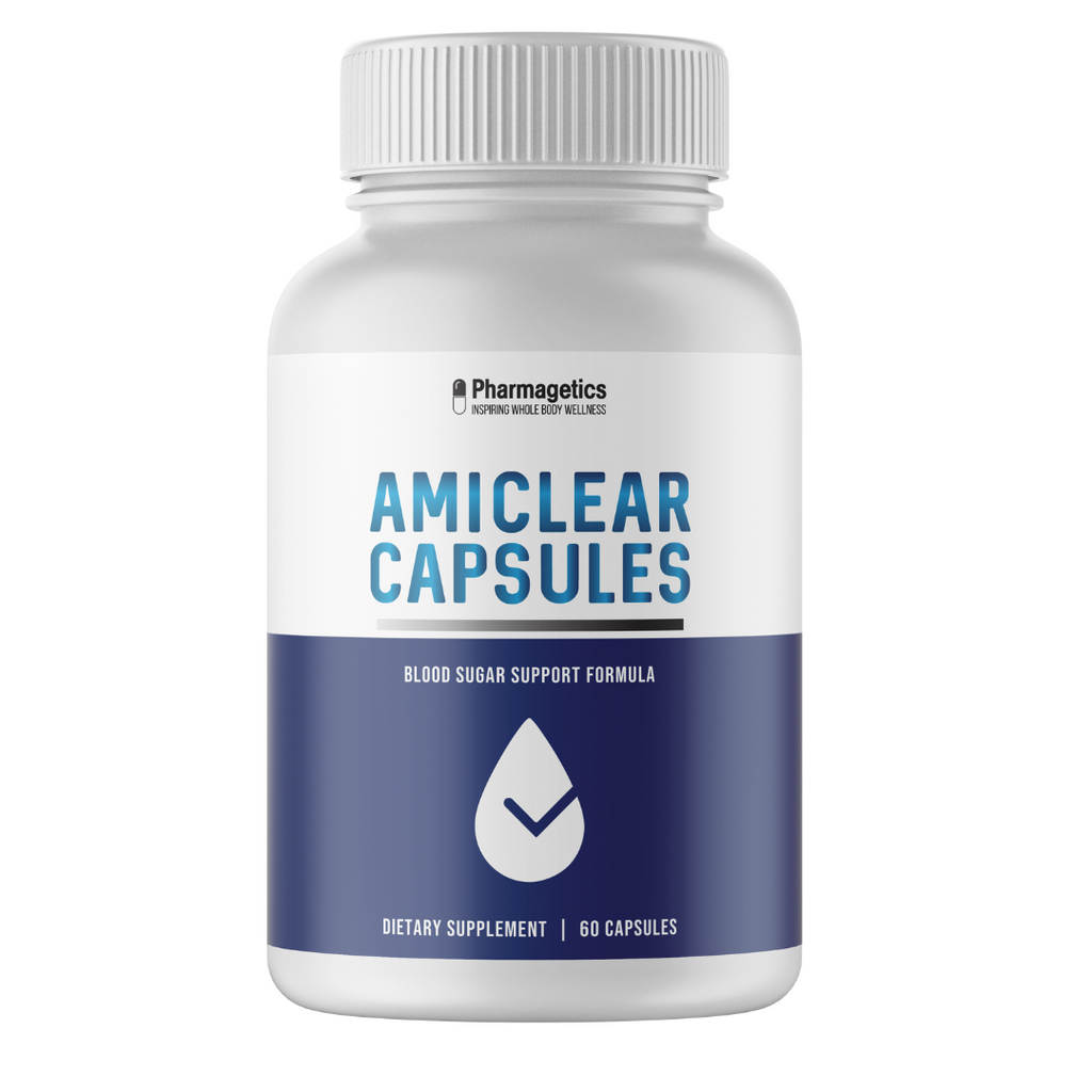 Amiclear Capsule Blood Sugar Support Supplement Formula - 60 Capsules