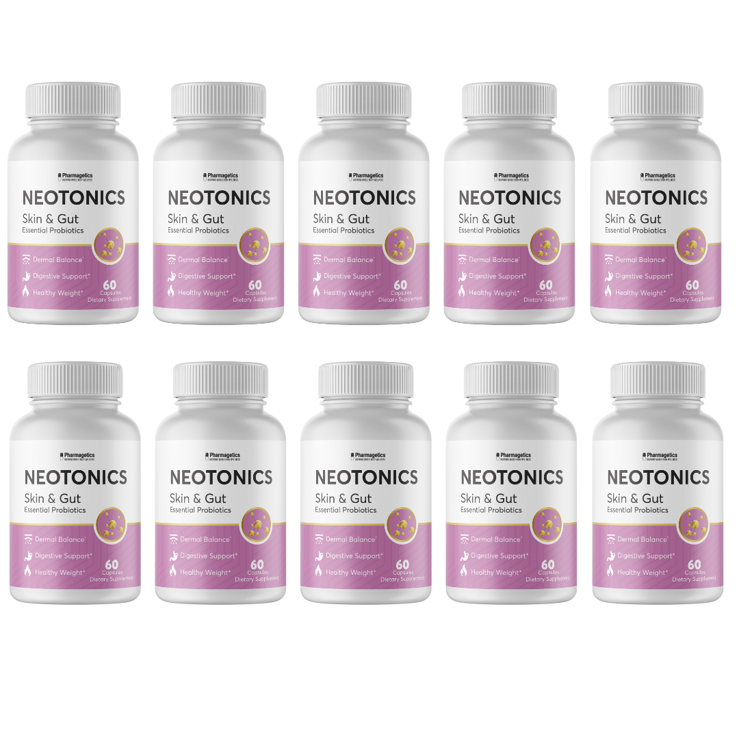 Neotonics Skin & Gut Essential Probiotics 10 Bottles 600 Capsules