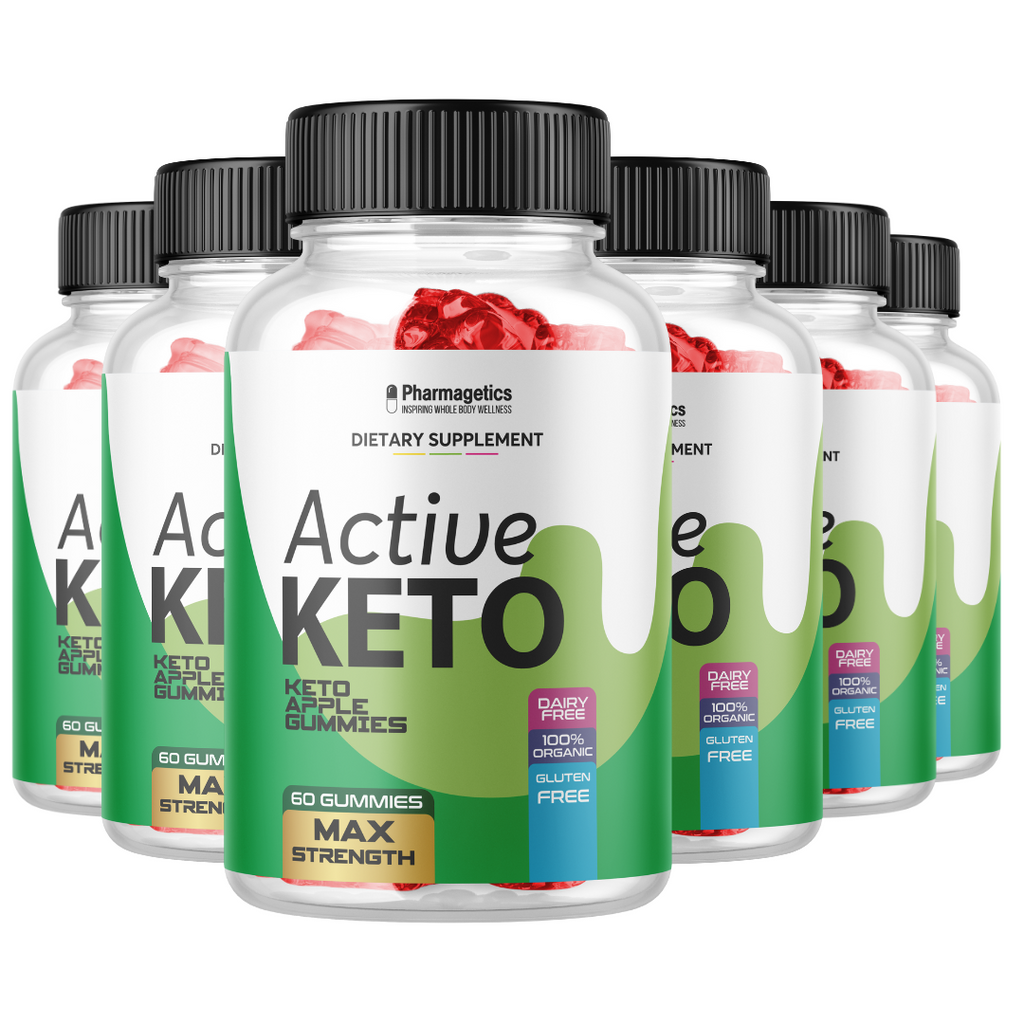 Active Keto ACV Gummies - Vegan, Weight Loss Supplement - 6 Bottles 360 Gummies
