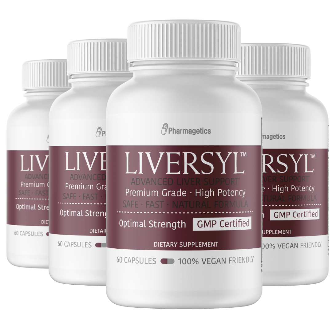 Liversyl Advanced Liver Support 4 Bottles 240 Capsules