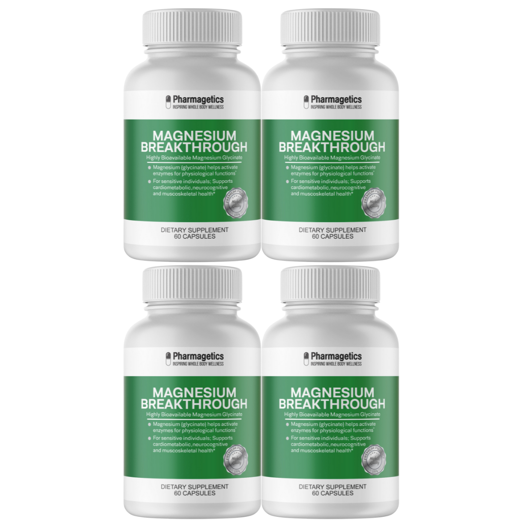 Magnesium Breakthrough 275mg Magnesium Glycinate - 4 Month Supply