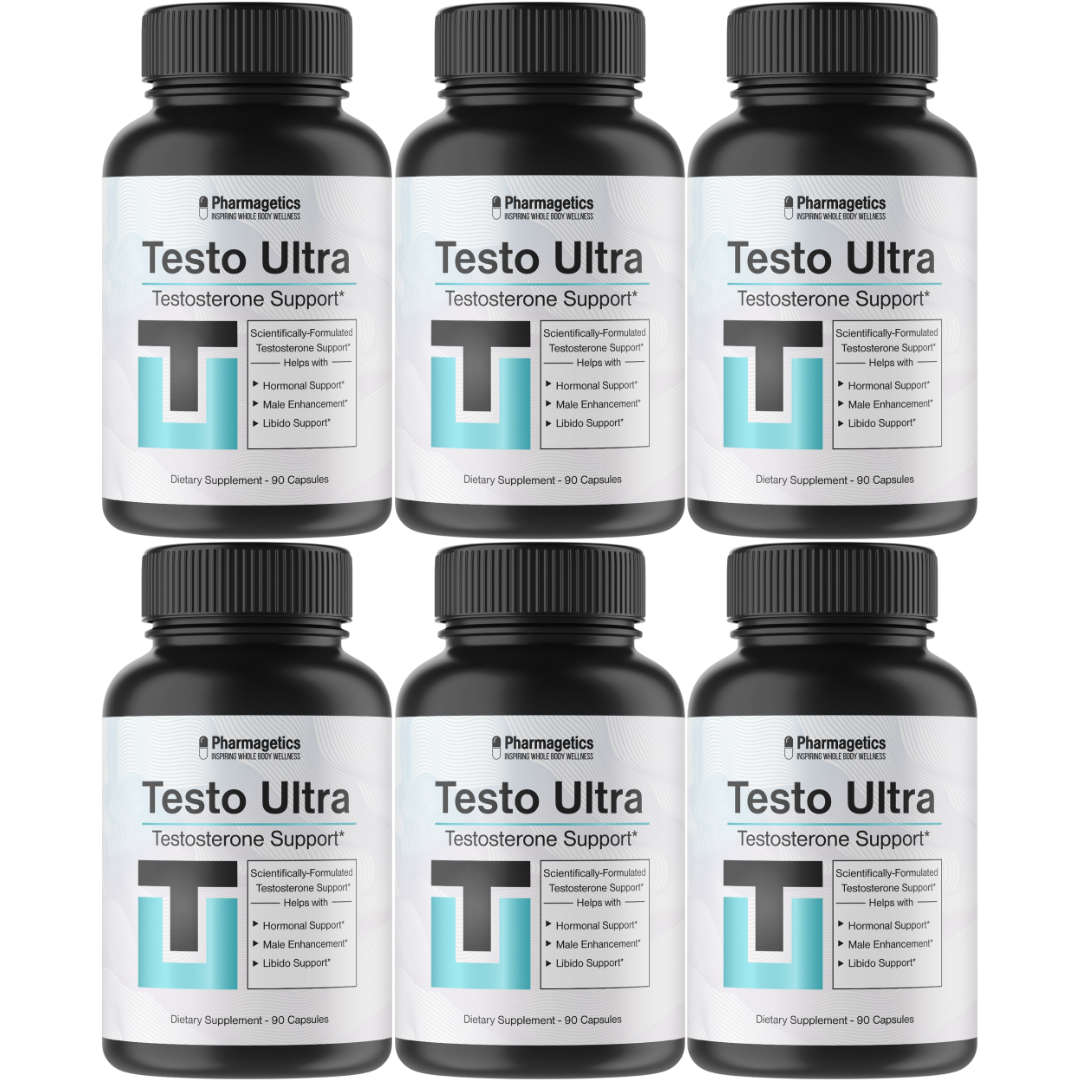 Testo Ultra - Skyrocket Testosterone Naturally - Increase Load Volume - Pack On Volume - 6 Pack