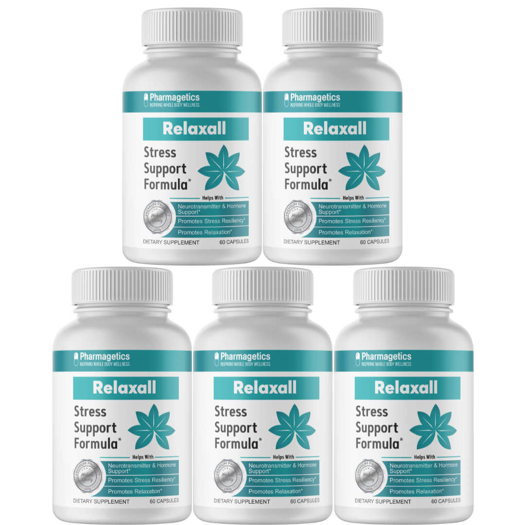 Relaxall - Stress Support Formula, Promotes Relaxation 5 Pack