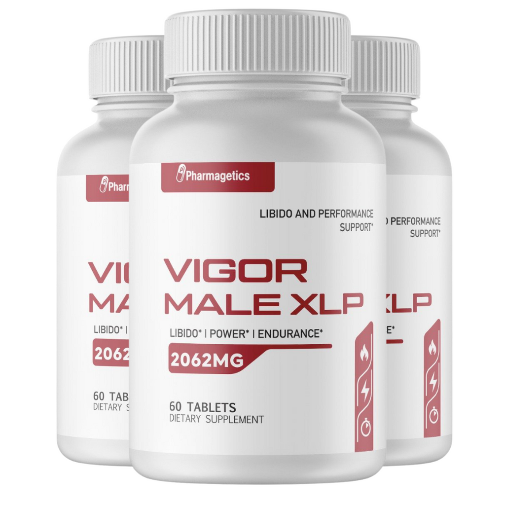 Vigor Male XLP -  3 Bottles - 180 Tablets