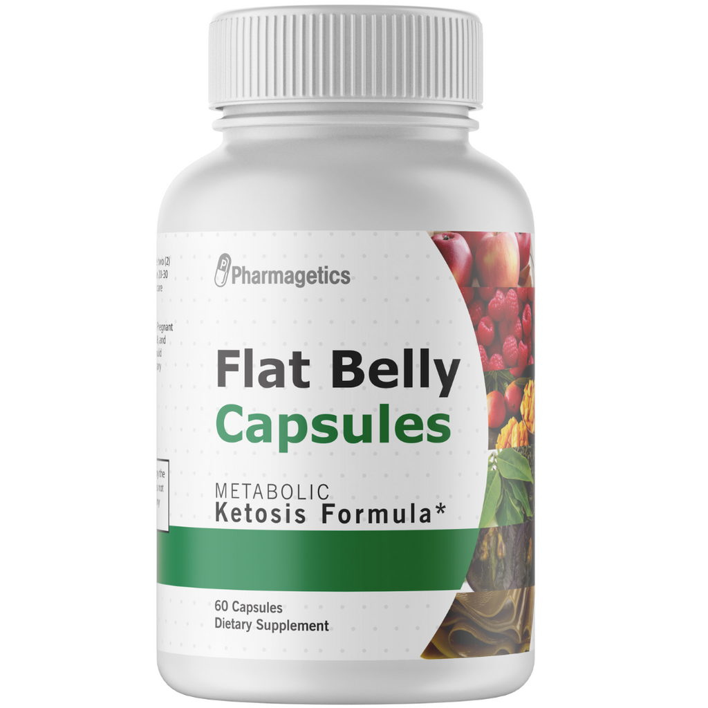 Flat Belly Capsules Metabolic Ketosis Formula - 60 Capsules