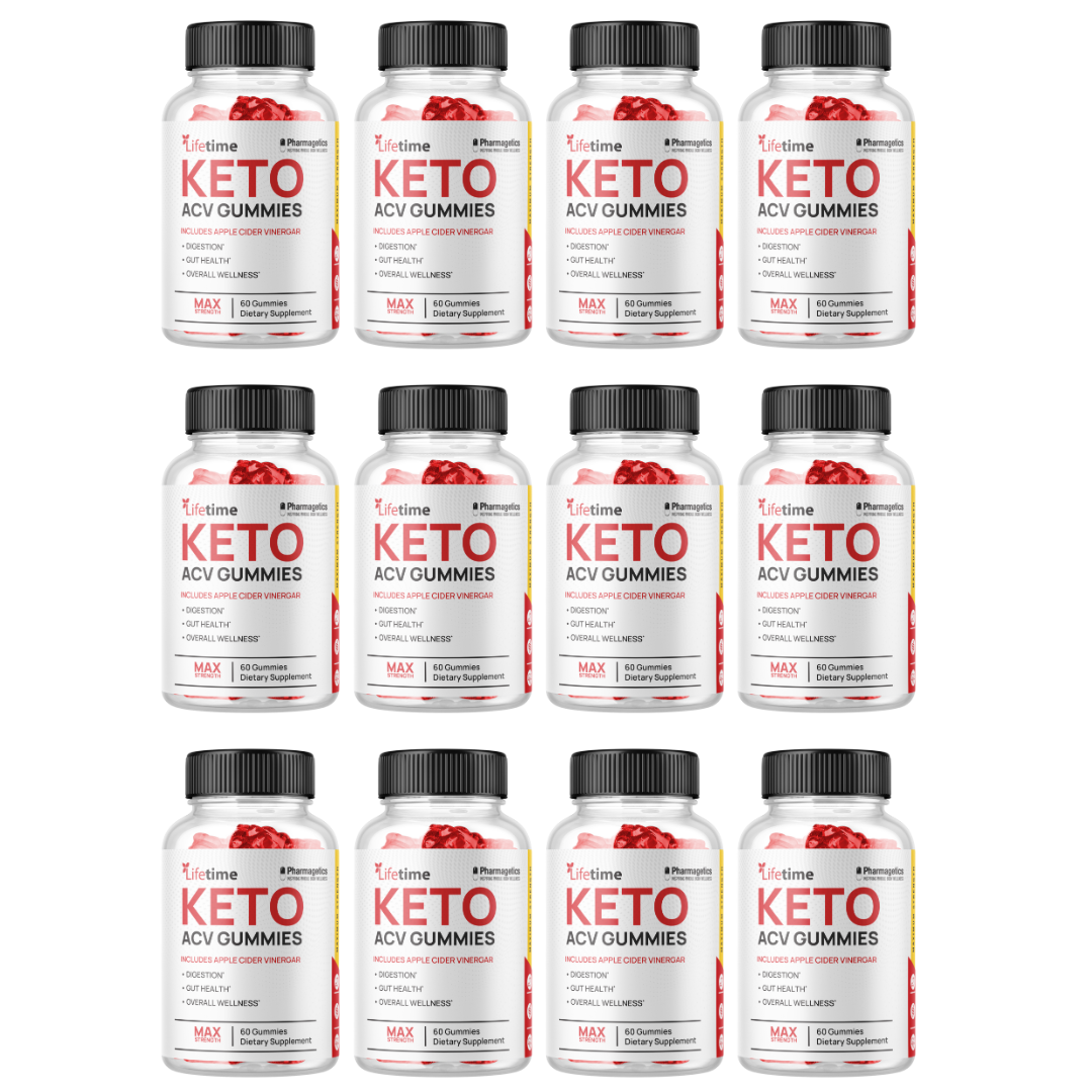 Lifetime Keto ACV Gummies Weight Loss Supplement Strong Formula 720 Gummies