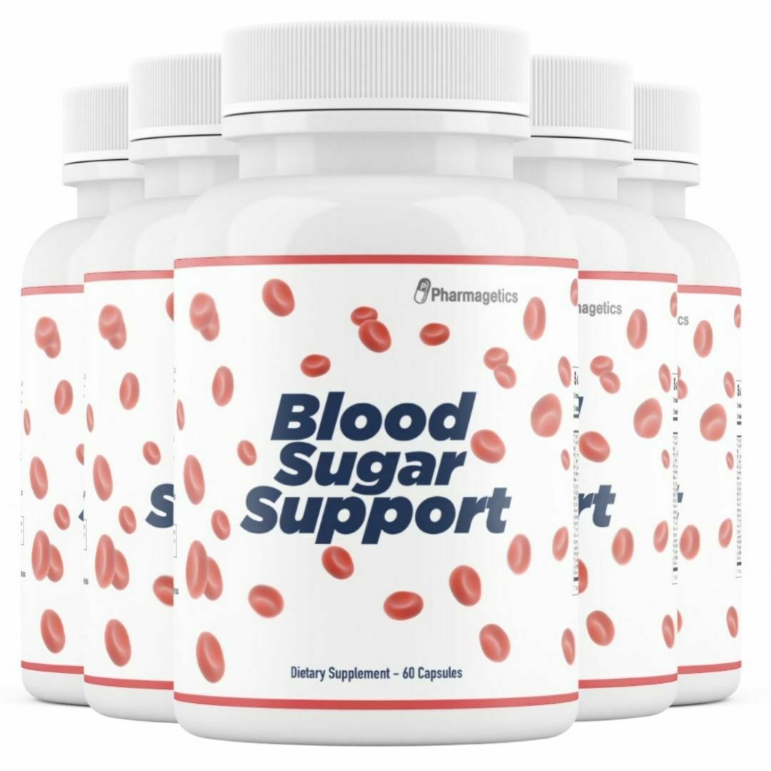 5 Blood Sugar Support - 5 Bottles 300 Capsules