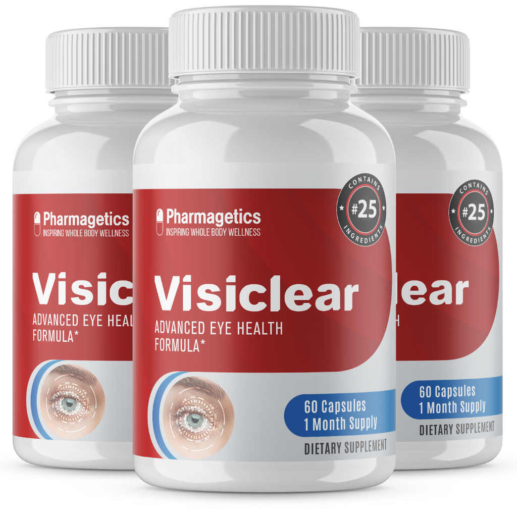 VisiClear Advanced Eye Health Formula, Visi Clear - 3 Bottles, 180 Capsules